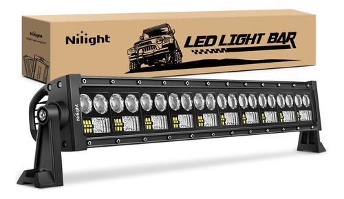 Nilight Barra De Luz Led 22 Pulgadas 150w 7d 15000lm Doble