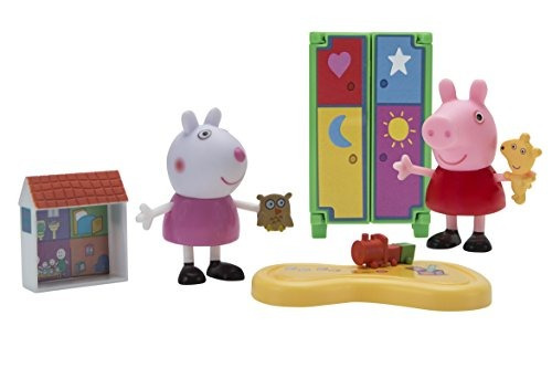 Figuras Peppa Little Rooms Habitación Infantil Con Peppa Y