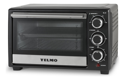 Horno De Mesa Eléctrico Yelmo Yl-17 17l Negro 220v