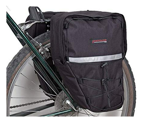 Bushwhacker Moab Black - Bicycle Rear-front Pannier W-reflec