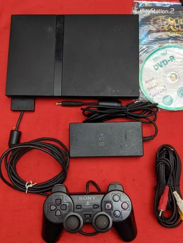 Playstation 2 Slim Play2 Completo + 10 Jogos + Garantia Ps2 2