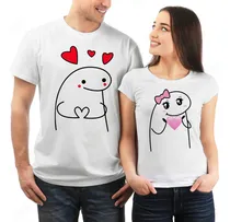 Comprar Playera Duo De Pareja Flork Enamorados Novios Amor O Amistad