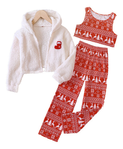 Disfraz Navideño N Baby Suit, Chaqueta Polar Con Capucha