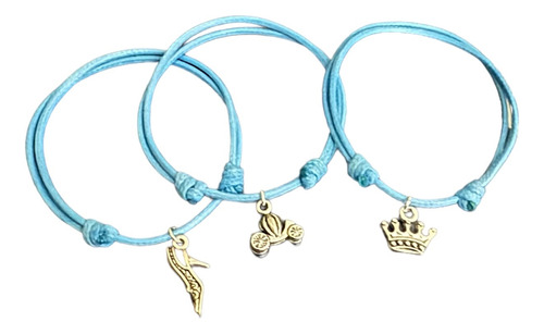 Pulsera Recuerdo Cumpleaños - Temática Cenicienta 