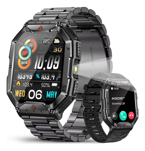 Reloj Inteligente Hombre Smartwatch 2.1'' Amoled Bt Llamada