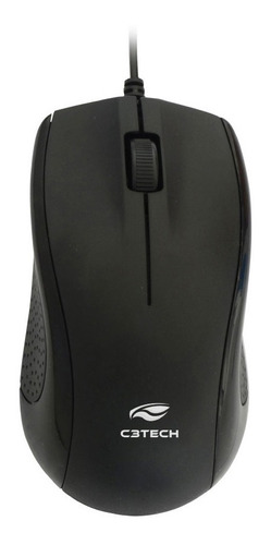 Mouse Com Sensor Óptico Usb Ms-25bk Preto 1000 Dpi - C3-tech