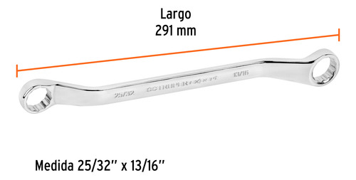 Llave Estrias 25/32x13/16 Tuerca Hexagonal Mecanica 15755