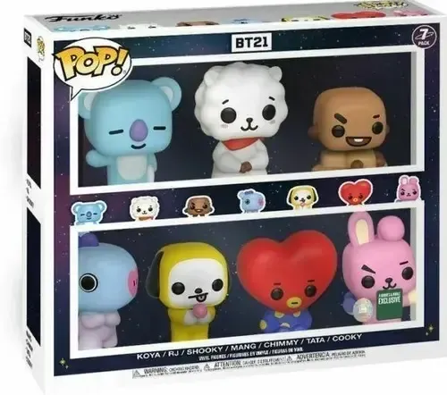 Funko pop! BT21 フィギュア 7体セット Funko Pop Bt21 Set De 7 Pack A Barnes & Noble Exclusive | MercadoLibre