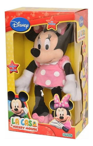 Mickey Club House Minnie Plush Con Luz Ditoys