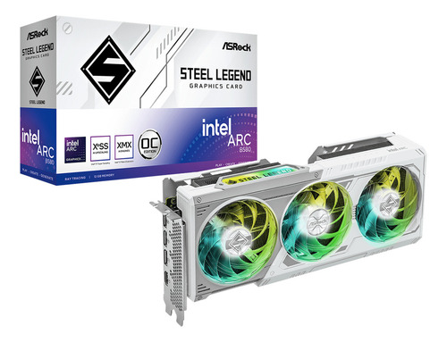 Placa de vídeo Asrock B580 Steel Legend 12gb Gddr6