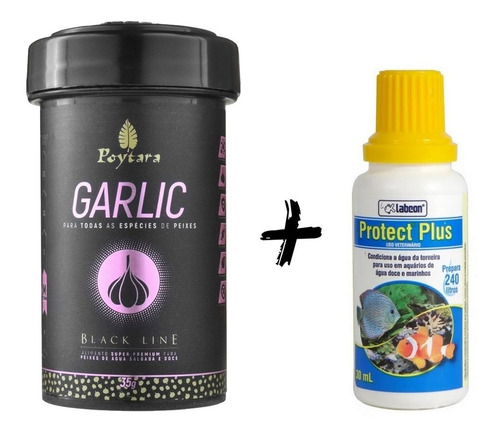 Kit Ração Poytara Garlic 35g + Alcon Protect Plus 30ml