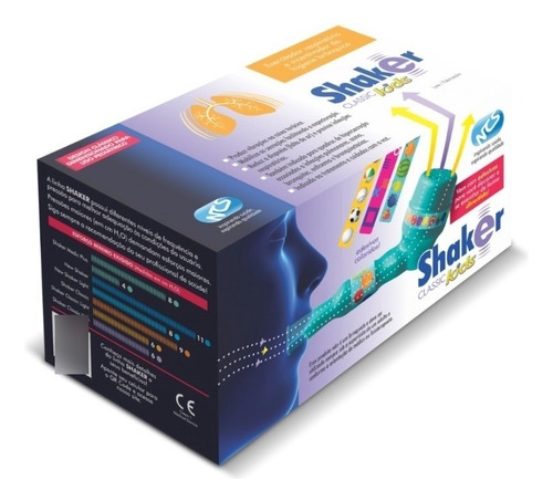 Ejercitador respiratorio de fisioterapia Shaker Classic Kids