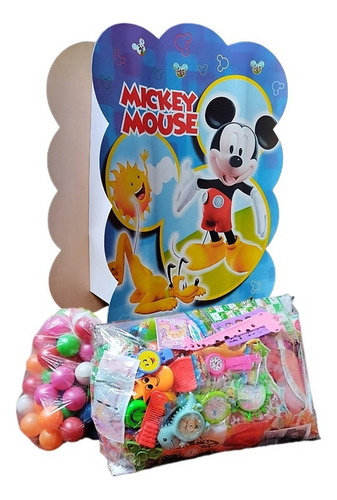 Piñata Mickey Mouse Con Relleno Seleccionado Pimpones Fiesta
