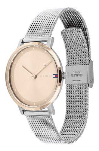 Reloj Tommy Hilfiger De Mujer Malla Tejida 1782151