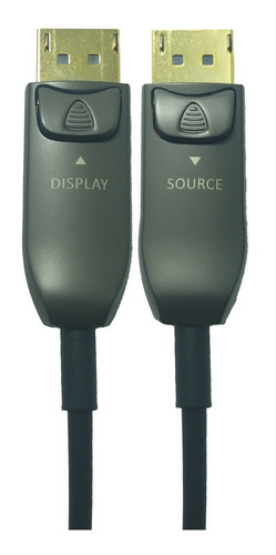 Imagem 2 de 3 de Cabo Displayport 1.4 Fibra Óptica De 20 Metros - 8k 32.4gbps