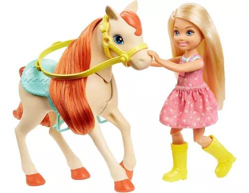 Mattel Barbie Muñeca con Caballo de Juguete