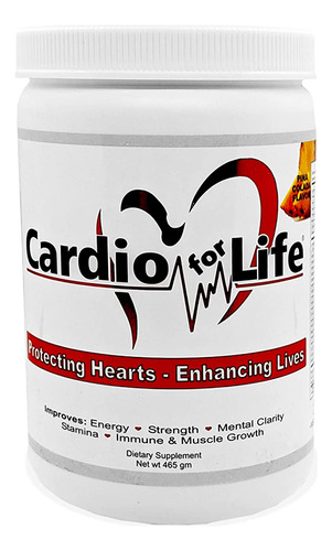 Cardio For Life L-arginina En Polvo 16 Oz - Piña Colada - S