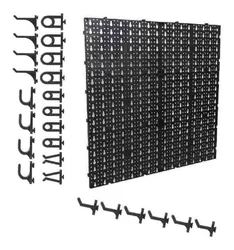 Comprar Painel P/ Ferramentas Plástico Perfurado - Organizador Preto no Mercado Livre