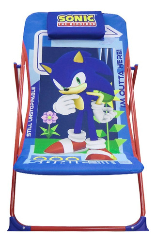 Silla Reposera Sonic 3 Niveles Y Broche Seguridad