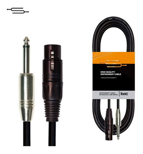 Imagen 1 de 6 de Cable Xlr (cannon) Plug - 6 Metros Microfono - Zipp 111 Cuo