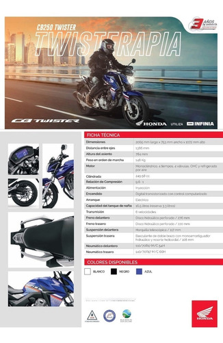 Imagen 16 de 16 de Honda Twister 250 2023