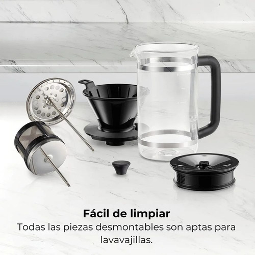 Cafetera Hamilton Beach Home Barista Multifunción 7 En 1