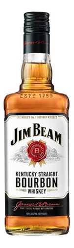 Pack De 4 Whisky Jim Beam 4 Años White Label 700 Ml