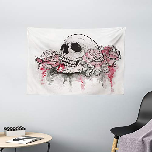 Tapiz Del Día De Los Muertos, Estampado De Calavera Mu...