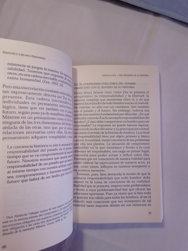 Leopoldo Zea Una Filosofia De La Historia Francisco Lizcano (Usado)