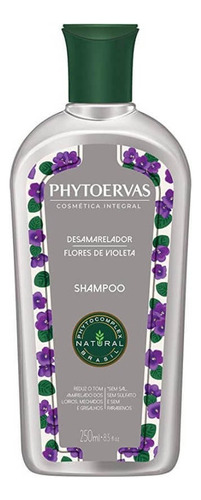  Shampoo Desamarelador Flores De Violeta Phytoervas 250ml