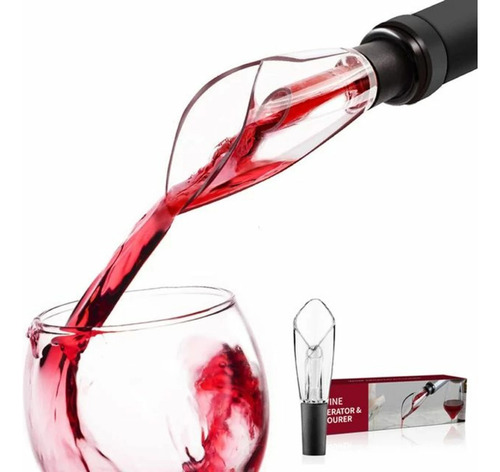 Set De Vino 3 Piezas Sacacorcho Electrico Tapon Y Aireador