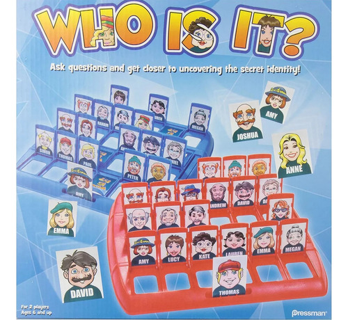 Juego De Mesa Adivina Quién? Juego Plastico De Tablero Juego