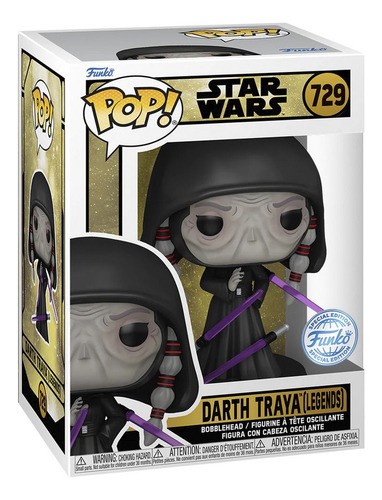 Funko Pop Star Wars Darth Traya 729 Leyendas