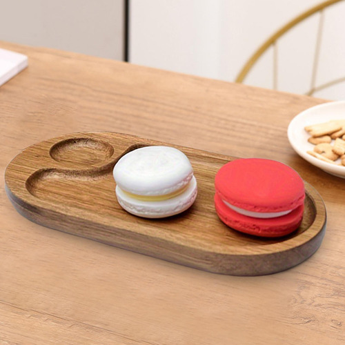 Placa De Postre De Madera Para Servir Bandeja De Plato De S