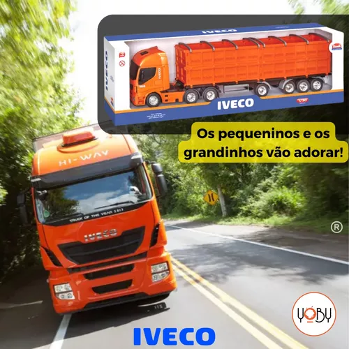 Miniatura Caminhao Iveco Graneleiro Escala 1/30 - Usual em