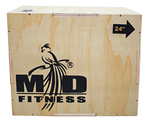 Mdfitness Caja Pliométrica Para Saltar 3 Alturas 24-20-16
