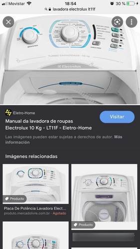 Imagen 3 de 3 de Tarjeta Control Interface Lavadora Carga Superior Lt11f