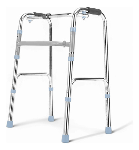 Andadera Ortopedica Plegable De Aluminio Reforzada Andador Fabricado En Aluminio De Alta Resistencia, Altura Ajustable Plegable Con Anti-derrapantes.