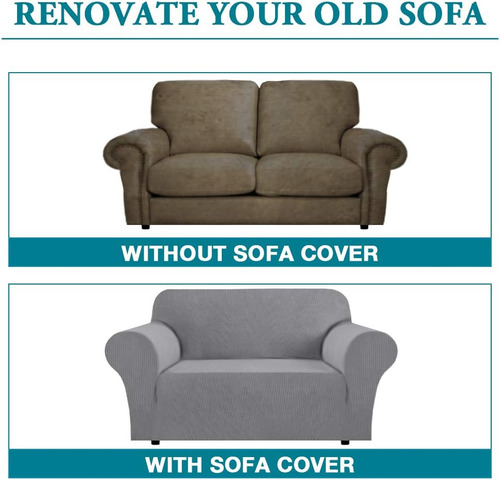 1 Funda De Muebles Sofá De 2 Cojines Sofá Textura De ...