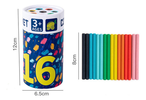 Hjuego De Palitos De Clasificación De Colores, Juguete,