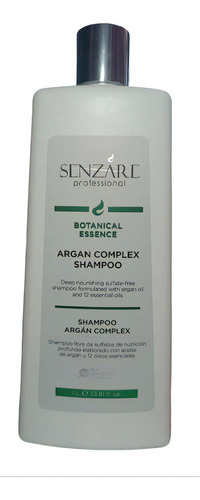  Senzare Shampoo De Argán Complex 1lt- Sin Sulfatos