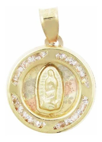 Medalla Virgen De Guadalupe Oro Florentino 10 Kilates