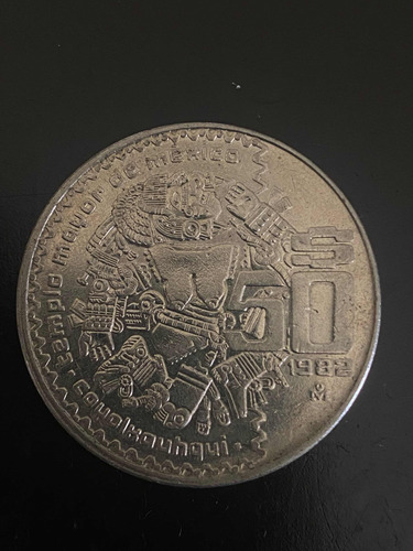 Moneda Antigua 50 Pesos De 1982