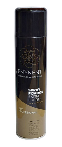 Spray Fijador Capilar Peinados Extra Fuerte Emynent X 390 Ml