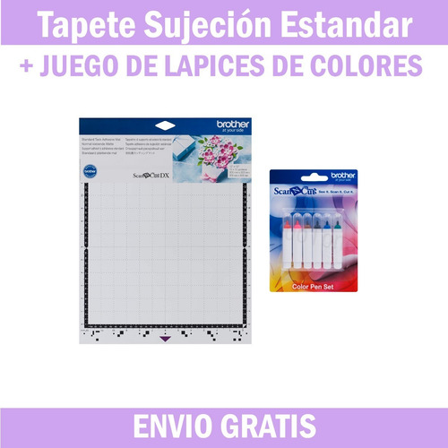 Tapete Estándar Brother 12x12 + Lápices Colores Enviogratis