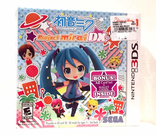 Hatsune Miku Project Mirai Dx 3ds Nuevo Original