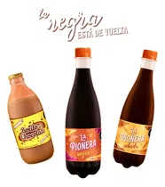 Comprar 15 Refrescos De Sidra Negra, Cebada Y Boxito Pionera Cristal