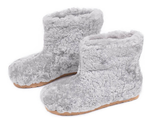 Pantubota Alaska De Cuero Lanar Corderito Natural Lederhd