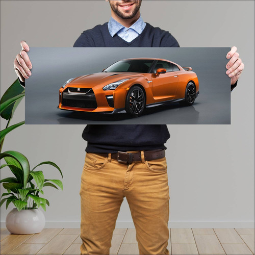 Cuadro 30x80cm Auto 2017 Nissan Gt R Us Auto 149