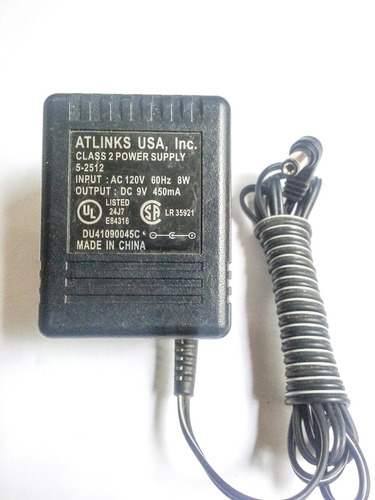 Atlinks Usa Ac Adaptador 5-2512 Du41090045c